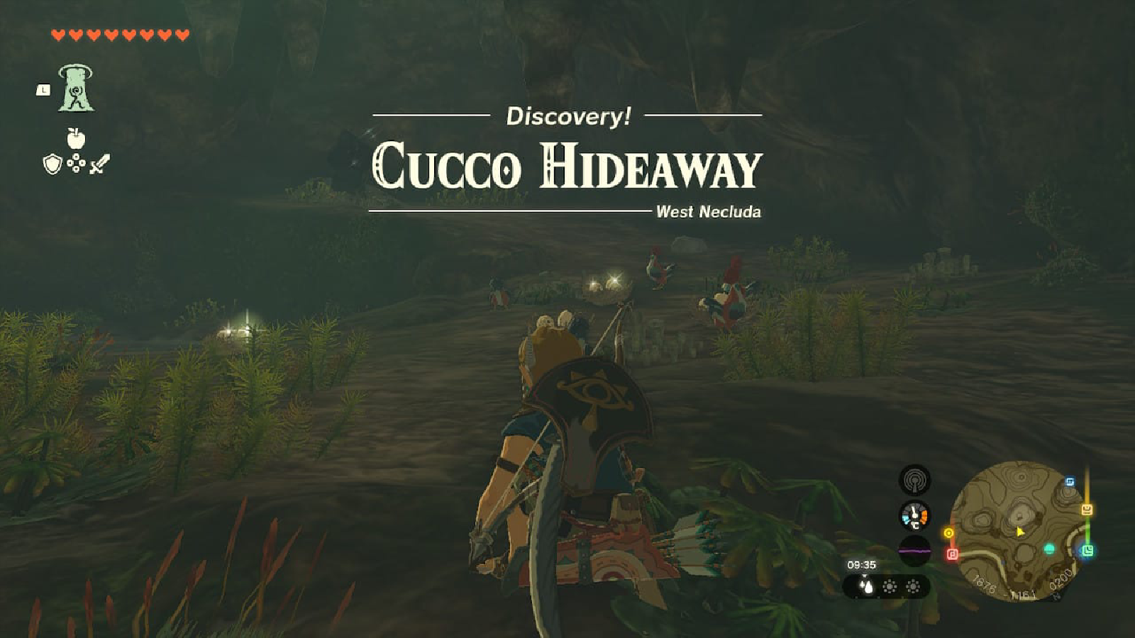 TotK Cucco Hideaway Cave