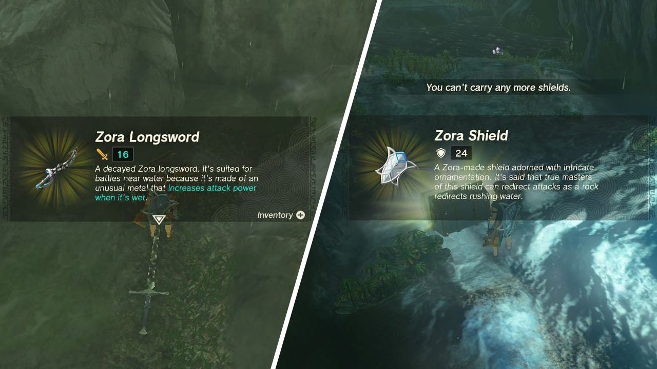 Tot K Zora weapons