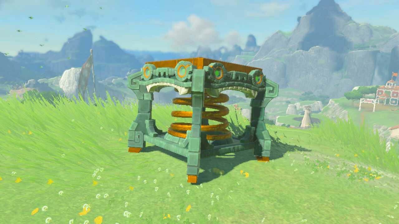 Dispositivo Zonai Primavera en Zelda: Lágrimas del Reino