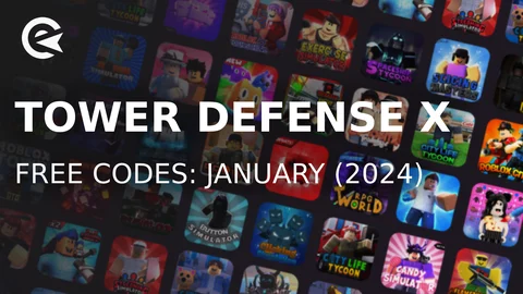 Tower Defense X Codes January 2024