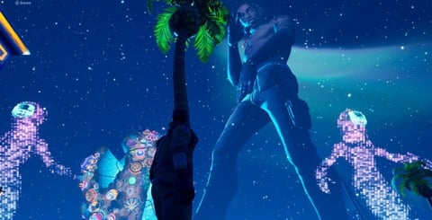 Travis Scott Konzert Fortnite