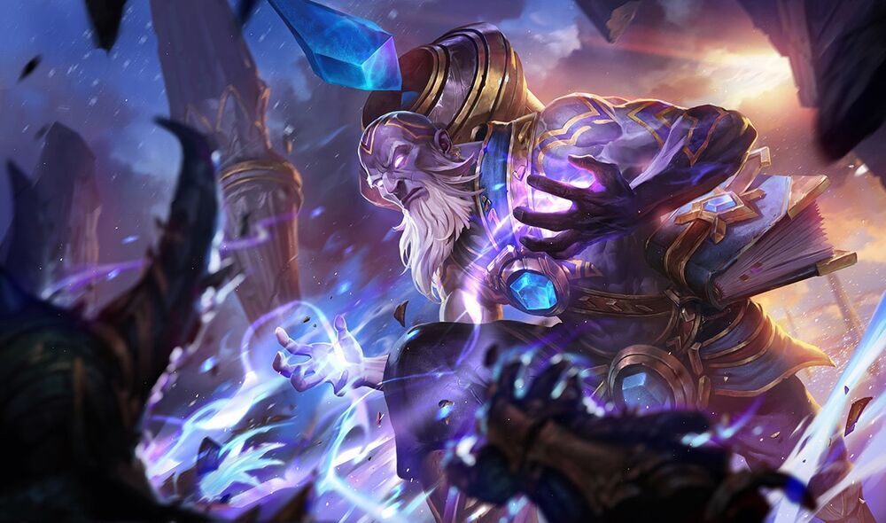 Triumphant Ryze Skin Splash Art