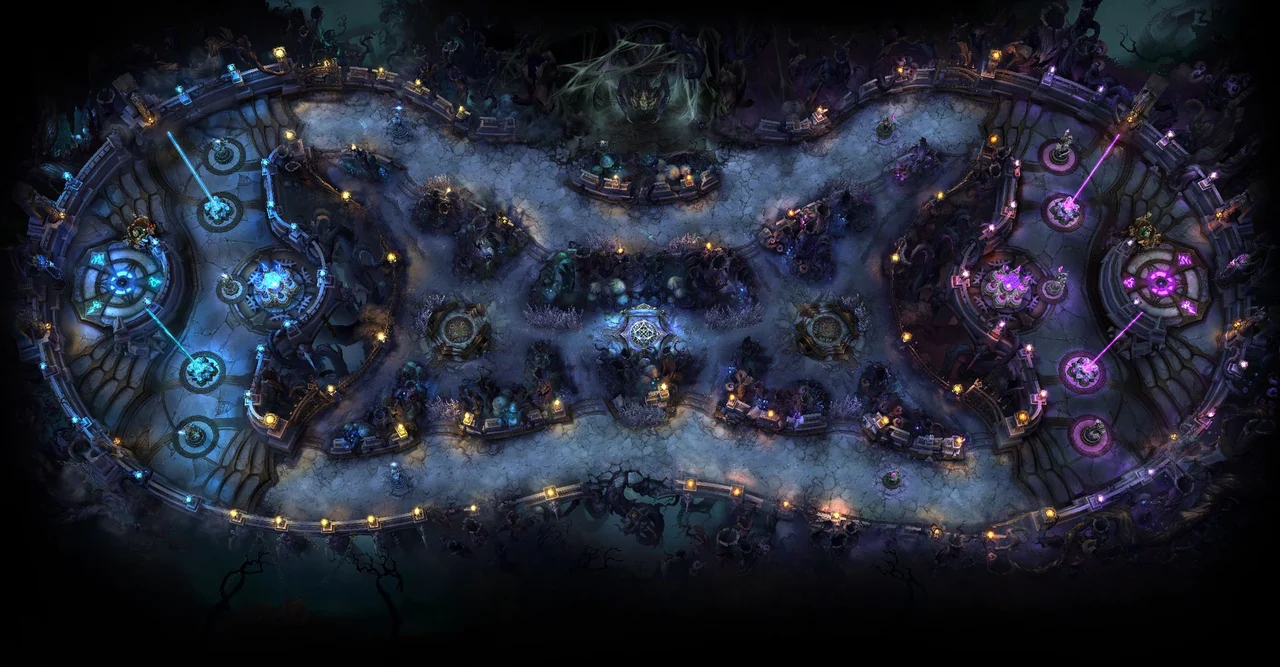 Mapa de Twisted Treeline