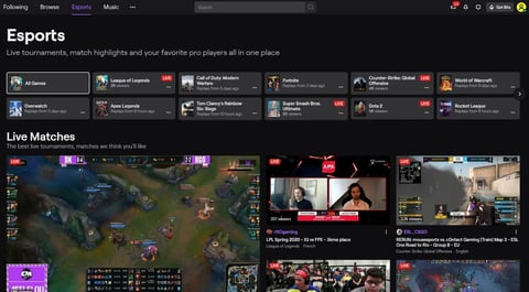 Twitch Esports