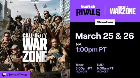 Twitch Rivals Co D Warzone