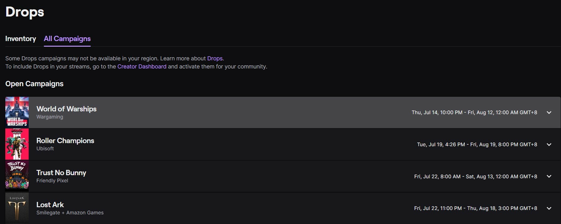 Twitch Drops Banner