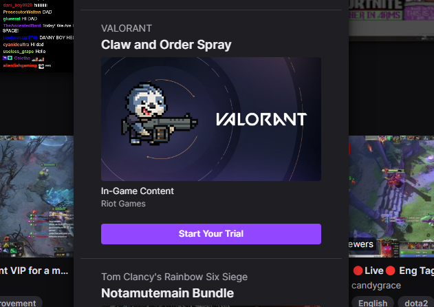 Twitch x Valorant Prime Colab