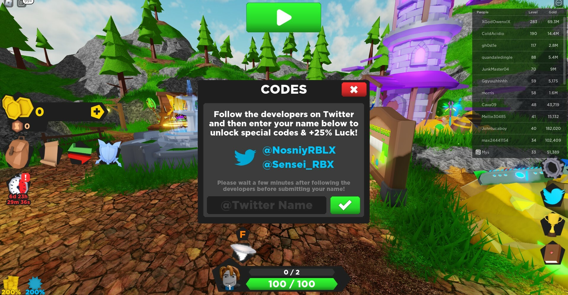 Treasure Quest codes March 2023