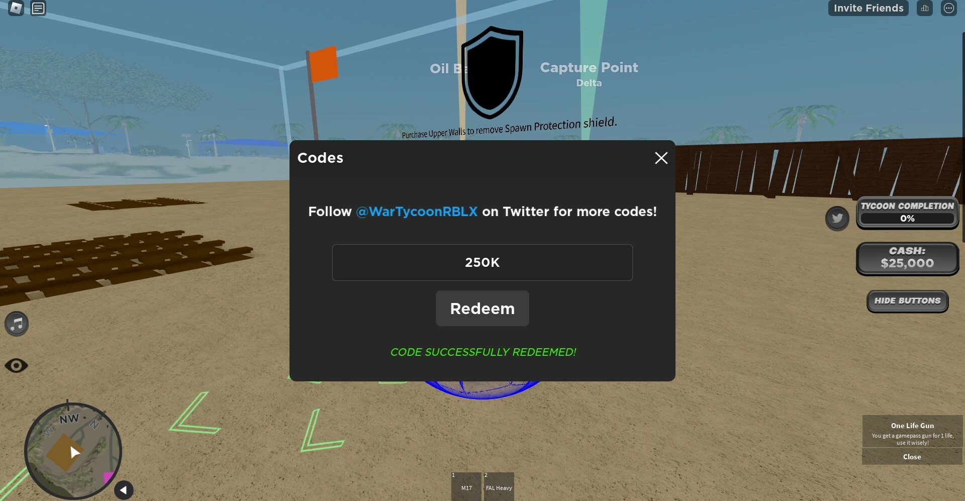 War Tycoon Codes April 2023