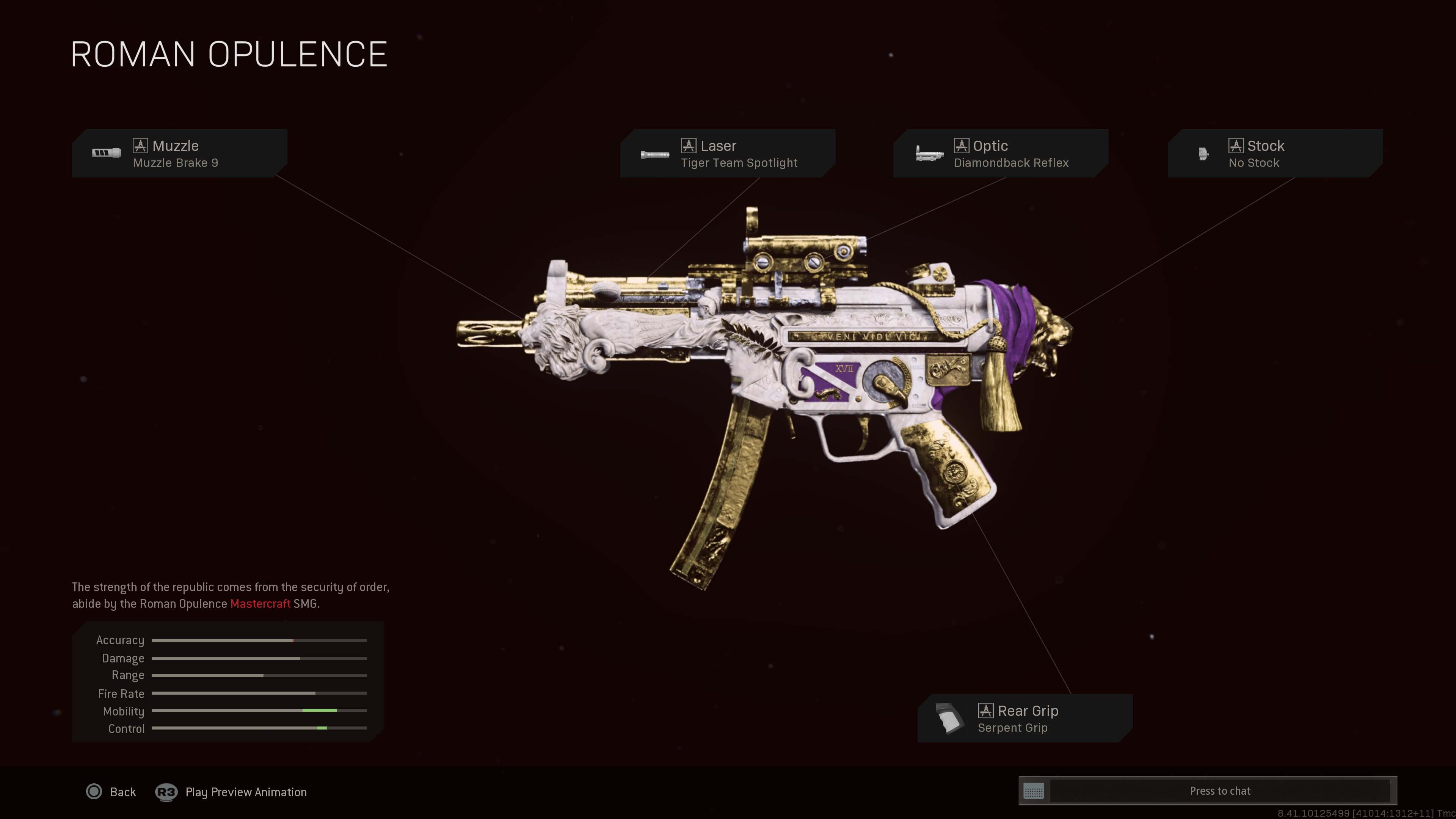 Ugliest Warzone Blueprints Roman Opulence
