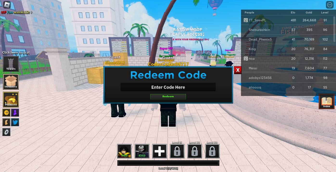 Ultimate Tower Defense Codes How To Redeem
