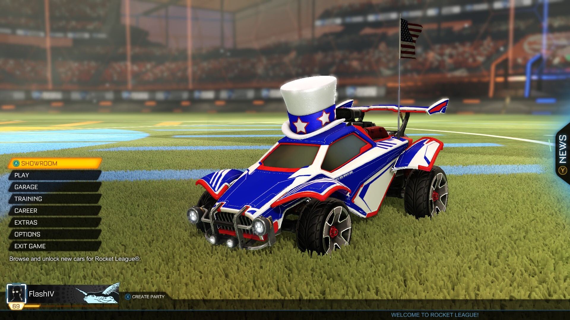 Uncle Sam Topper