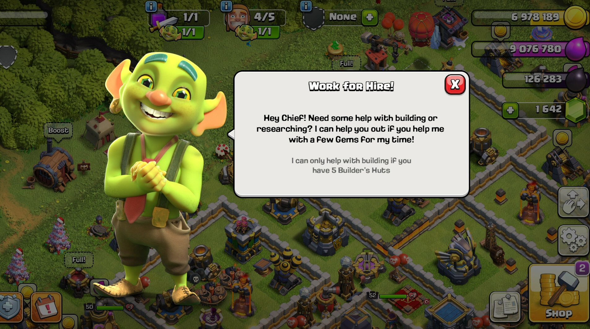 Unlock Goblin Builder