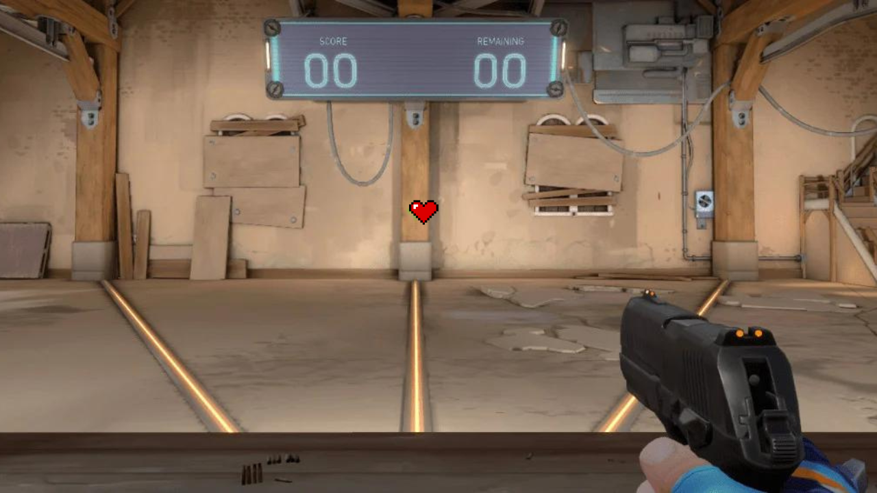 heart crosshair