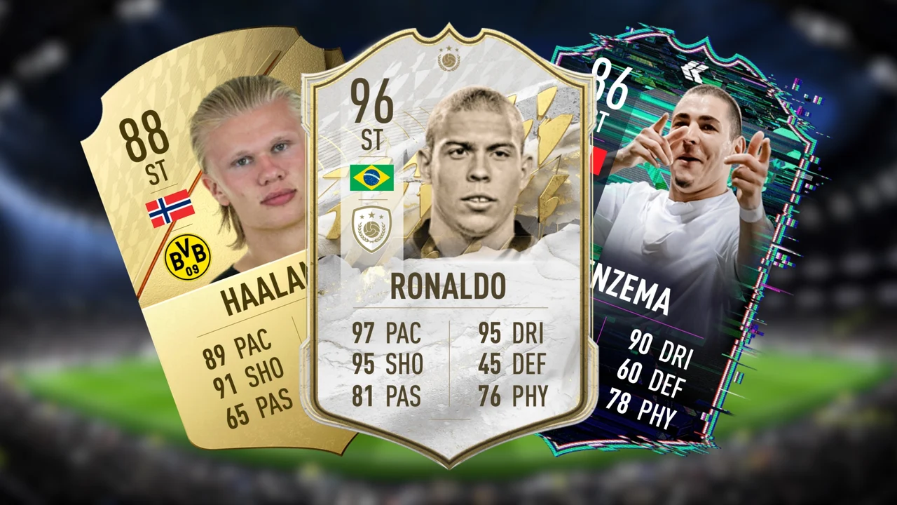 FIFA 22 Ultimate Team Best Meta Strikers Ronaldo Haaland Benzema Mbappé