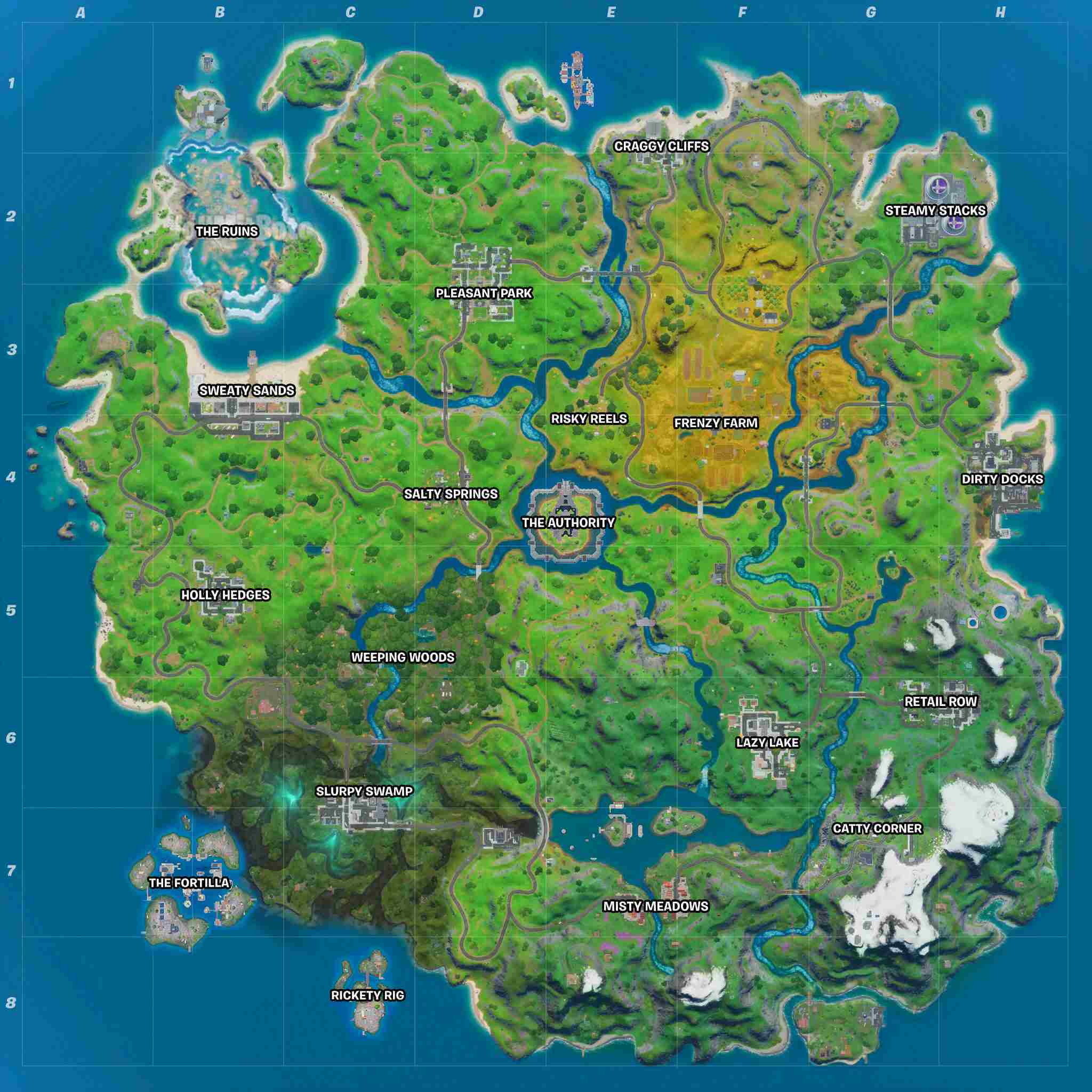 Updated Fortnite new map chapter 2 season 3