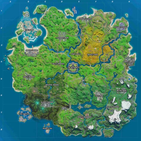 Updated Fortnite new map chapter 2 season 3