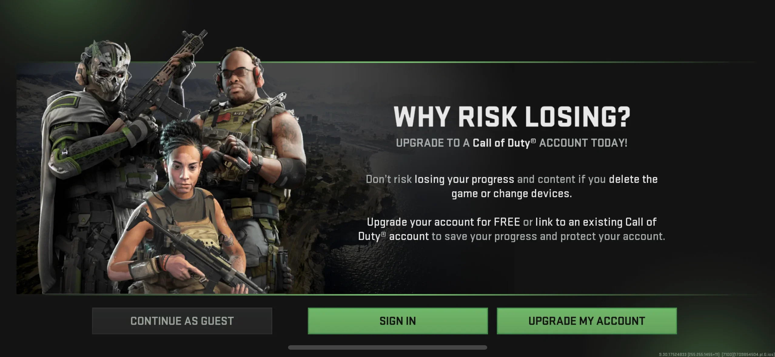 Upgrade COD Account Warzone Mobile