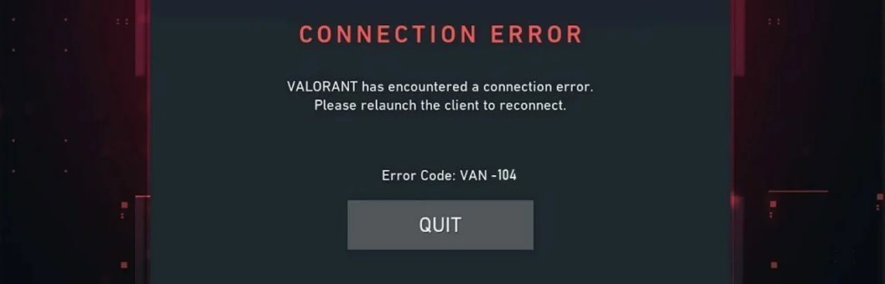 How To Fix Valorant Error Code VAN -104 [All Solutions]