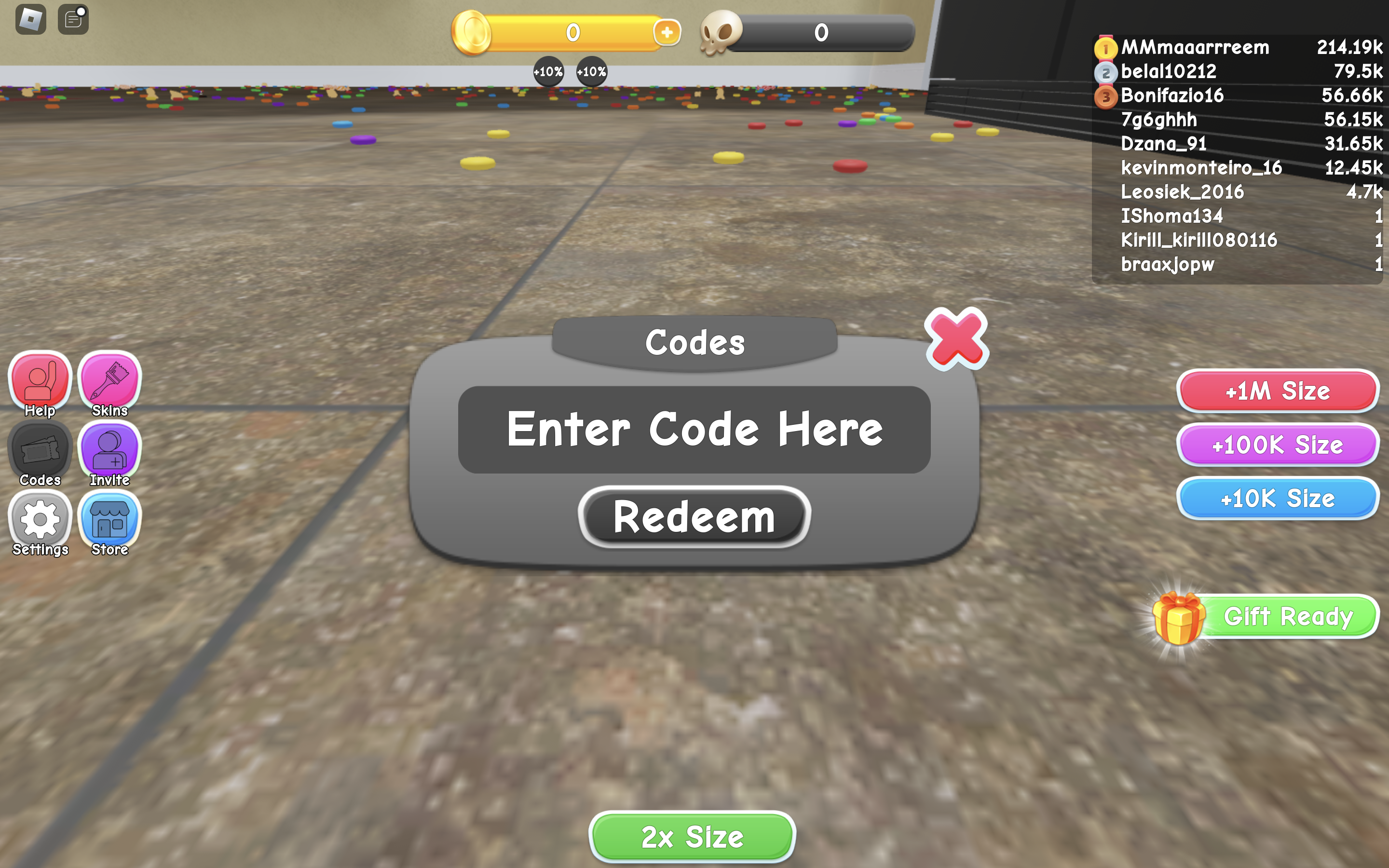 Vacuum Eating Simulator redeem codes