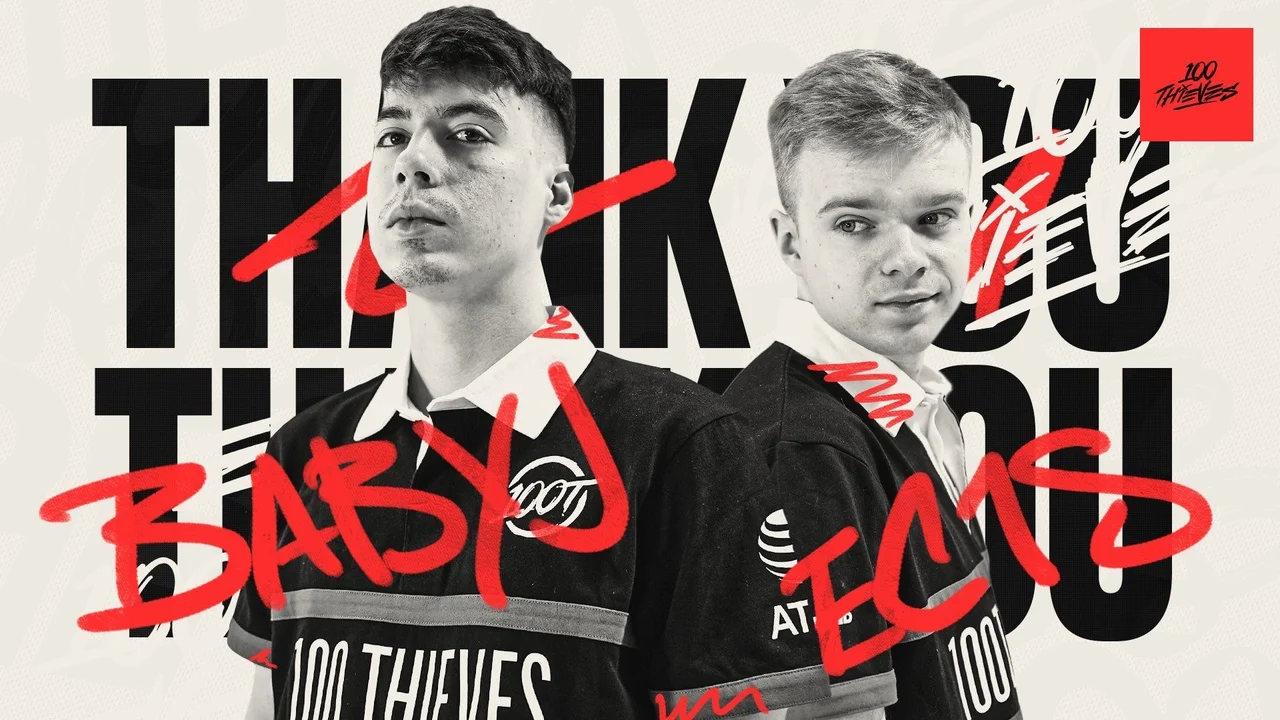 Valorant 100 Thieves BabyJ ec1s Cambio de equipo