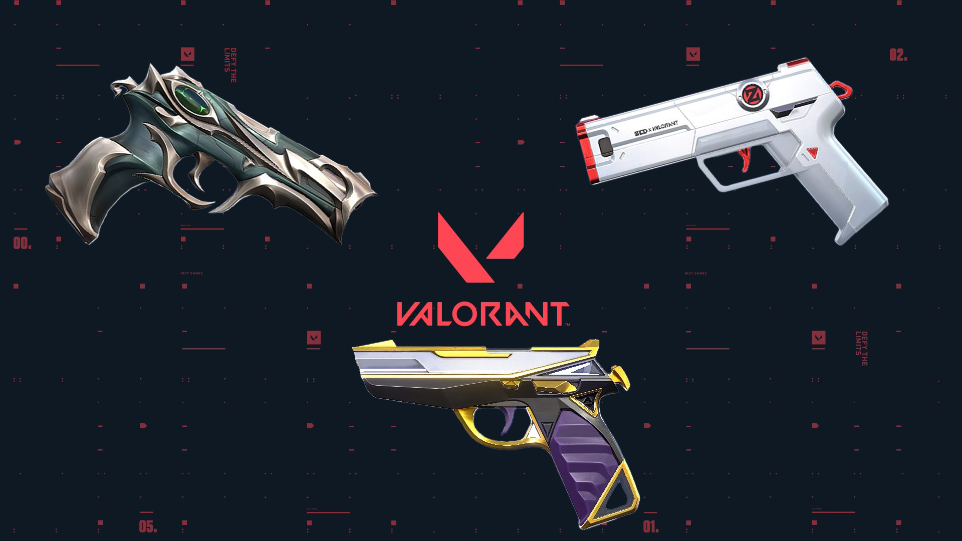 Valorant Best Classic Skins Banner Image EG