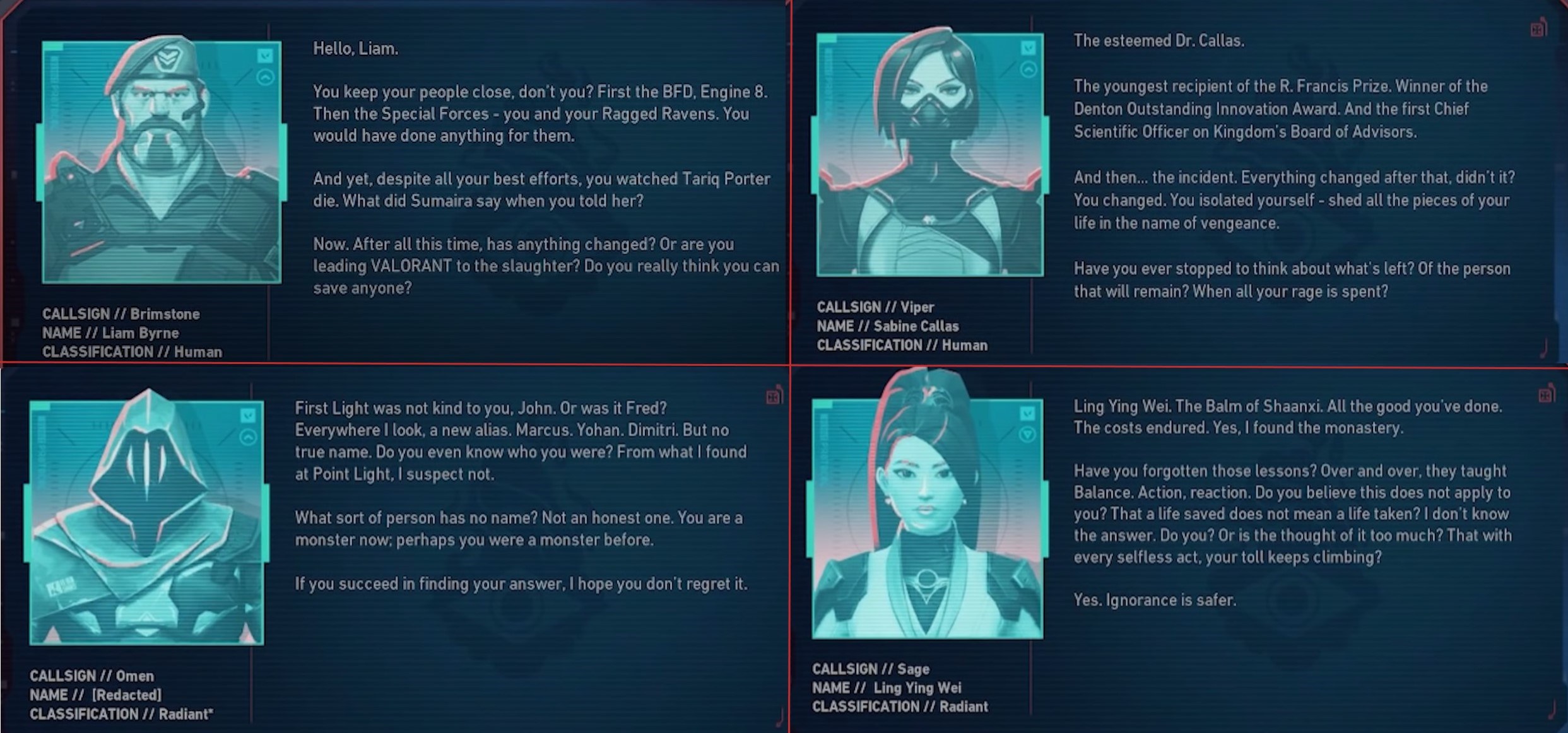 Valorant Blackmailer Messages