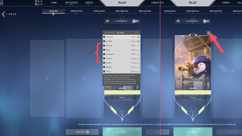 Valorant Change Servers Ingame 2