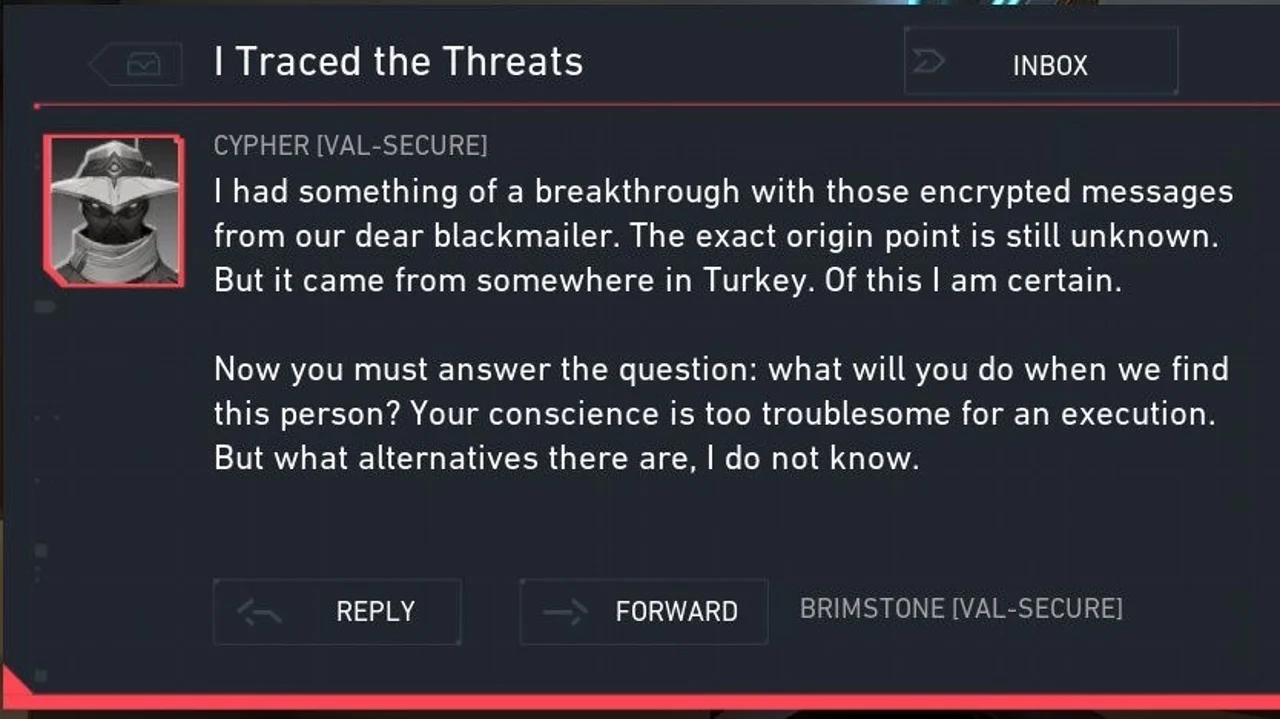 Valorant Cypher Blackmailer Bounty Hunter Email Turkey