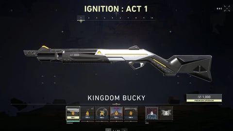 Valorant Kingdom Bucky skin