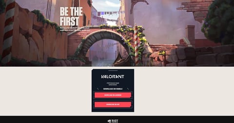 Valorant Mobile Riot Fake Site