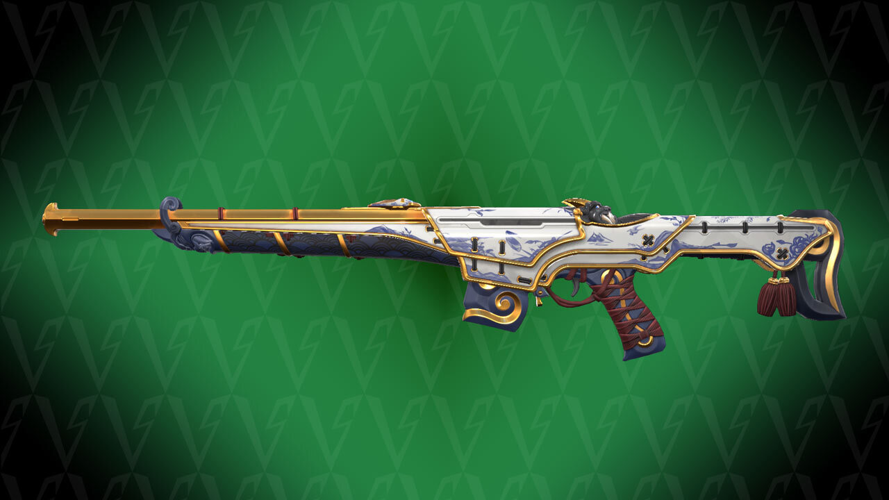 Valorant Oni Collection Guardian White Variant