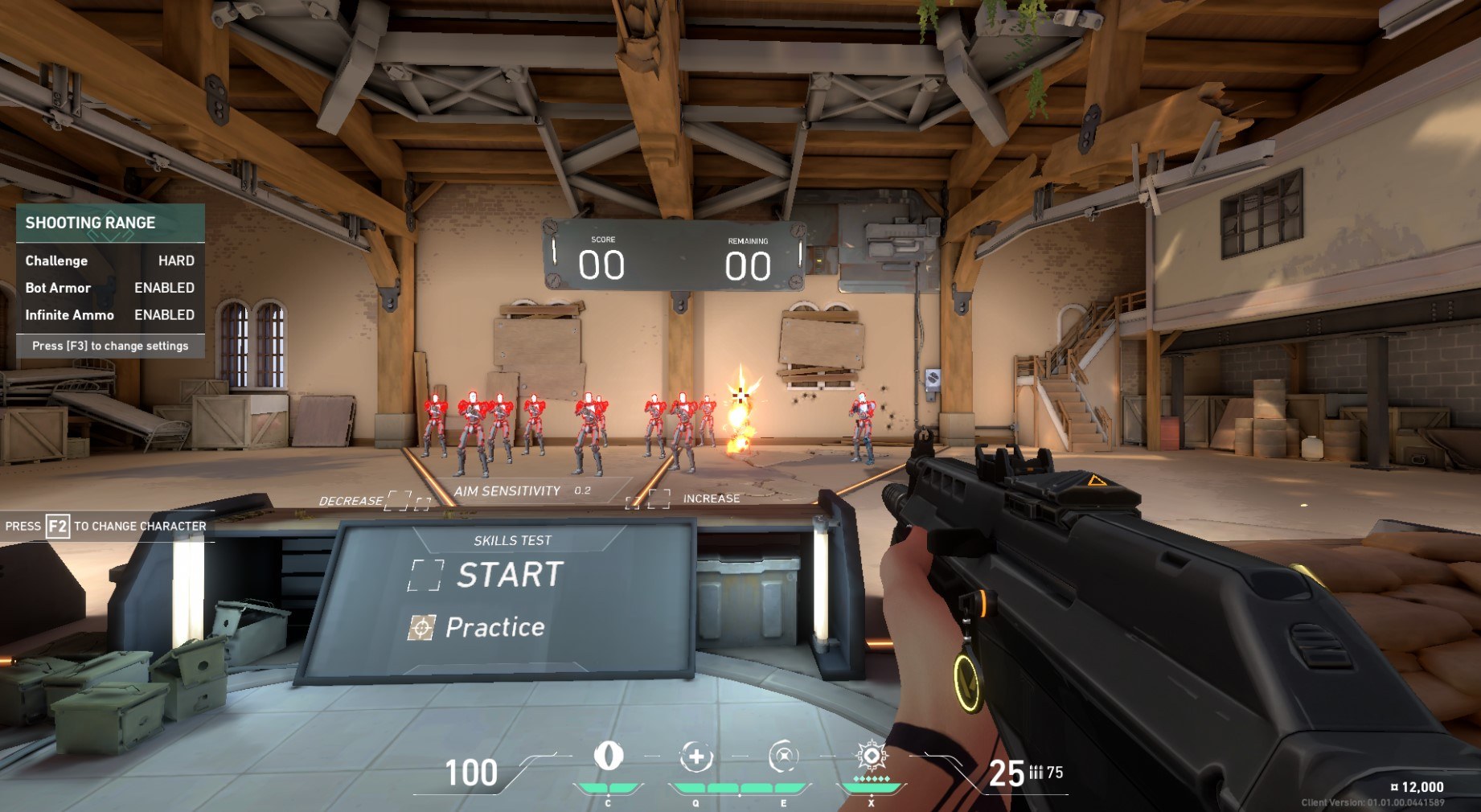 Valorant Shooting Range