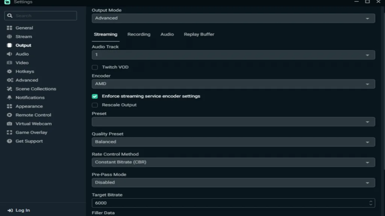 Valorant Streamlabs Settings