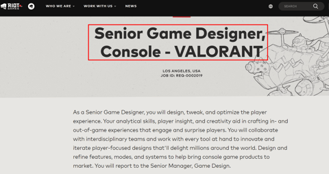 Valorant console leak