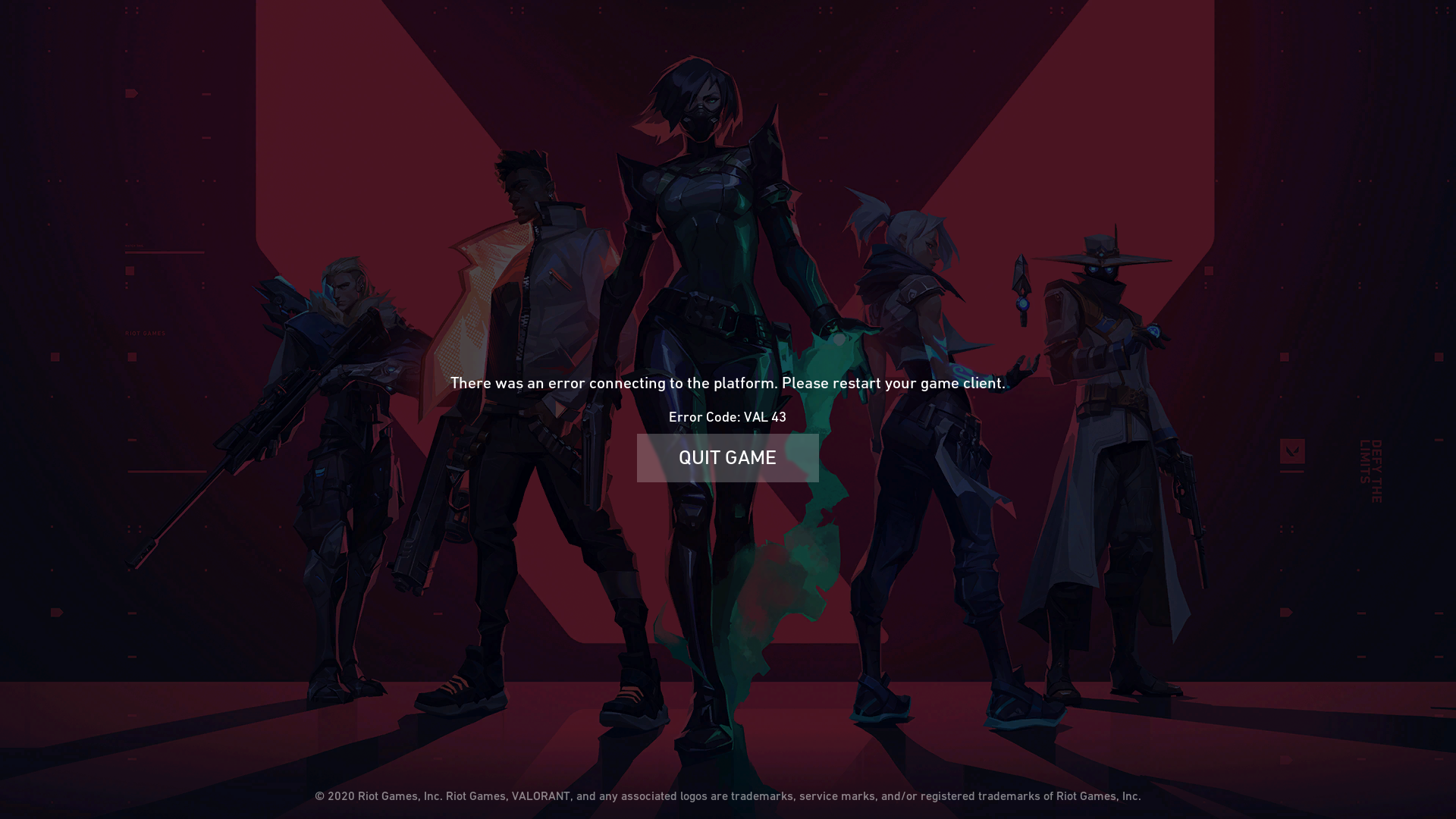 Valorant error
