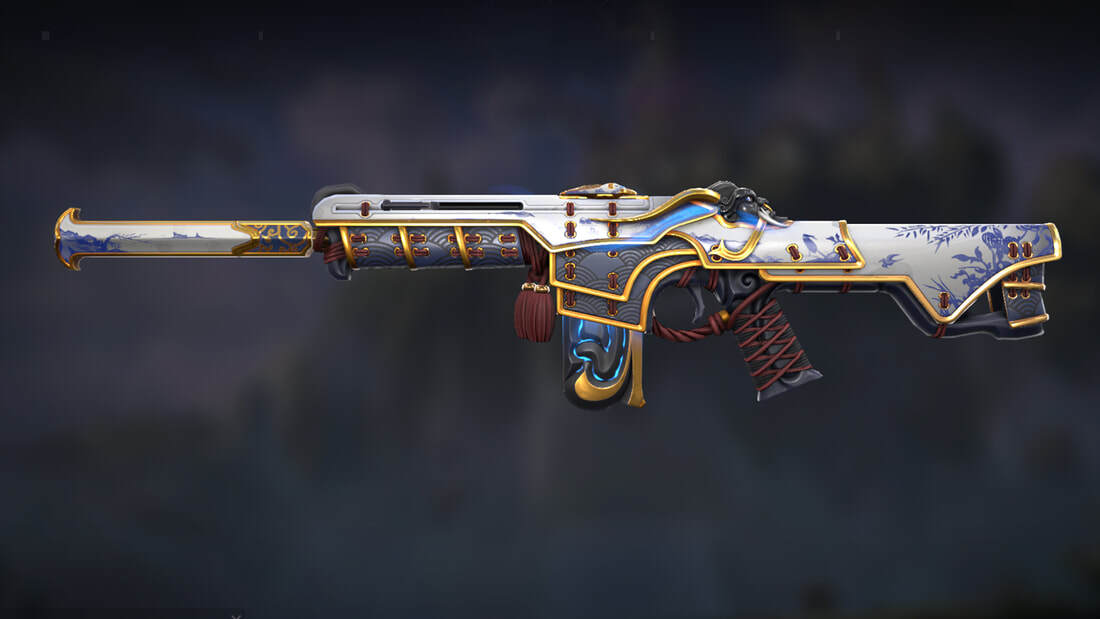 Valorant skins oni phantom white ingame orig