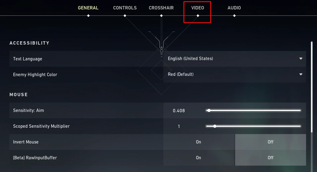Valorant Settings