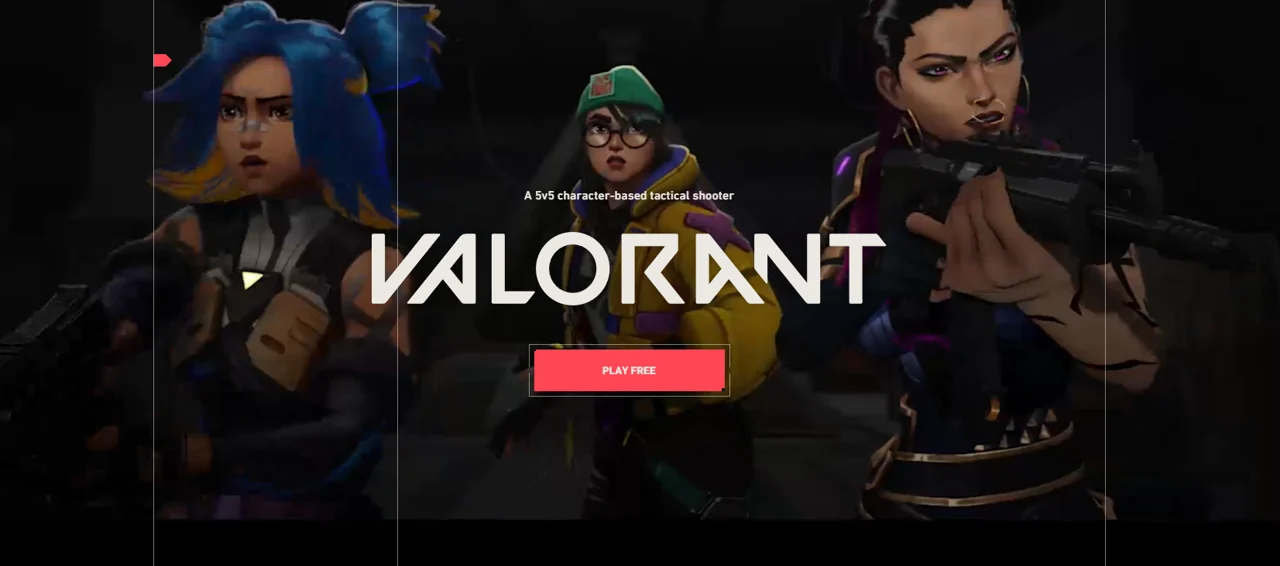 Valorant Play Now Screen