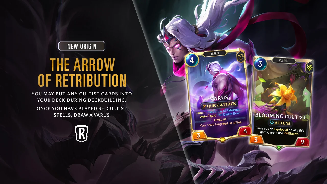 Legends of Runeterra The Arrow of Retribution Varus Origin Riot Games