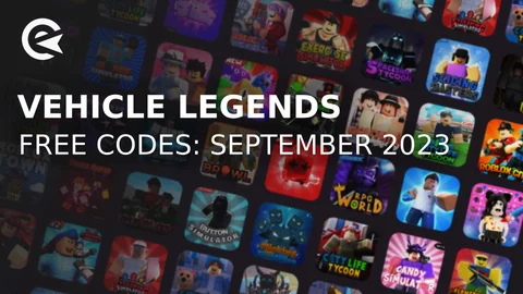 Vehicle Legends codes september 2023