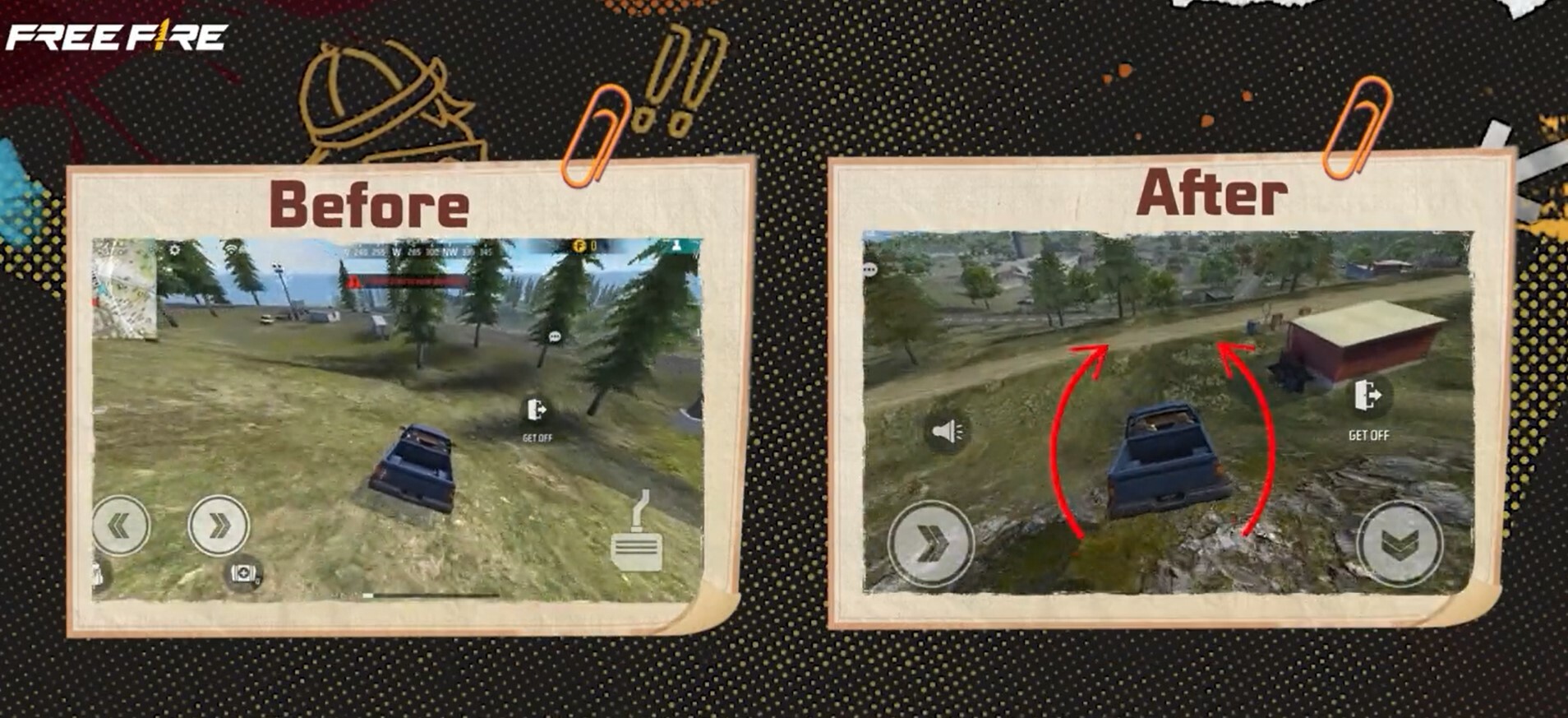 Free Fire Battle Royale Update Physics Driving Guide Garena