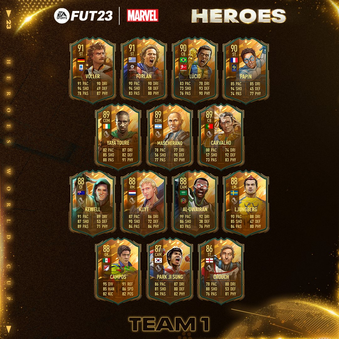 WC Heroes Team 1