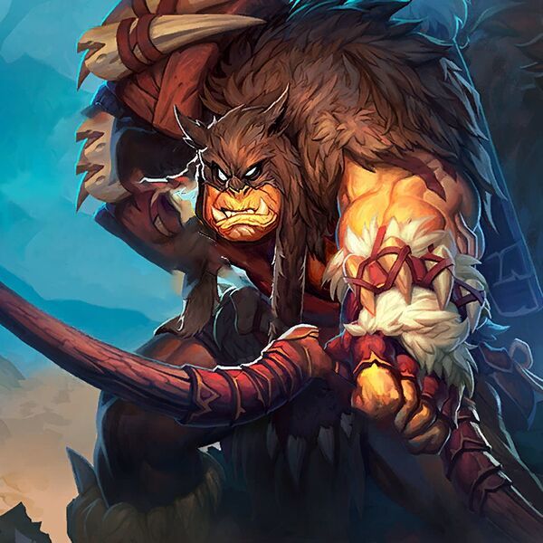 hearthstone hunter rexxar arena portrait