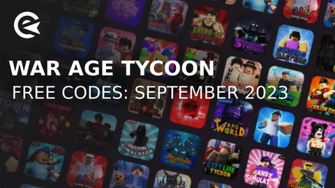 War Age Tycoon codes september 2023