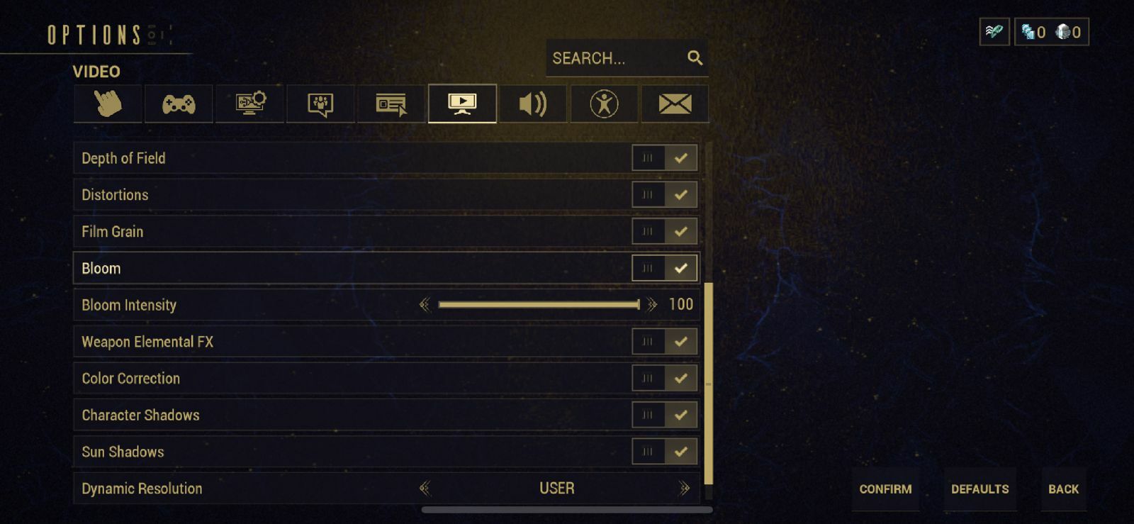 Warframe Mobile Graphics Settings