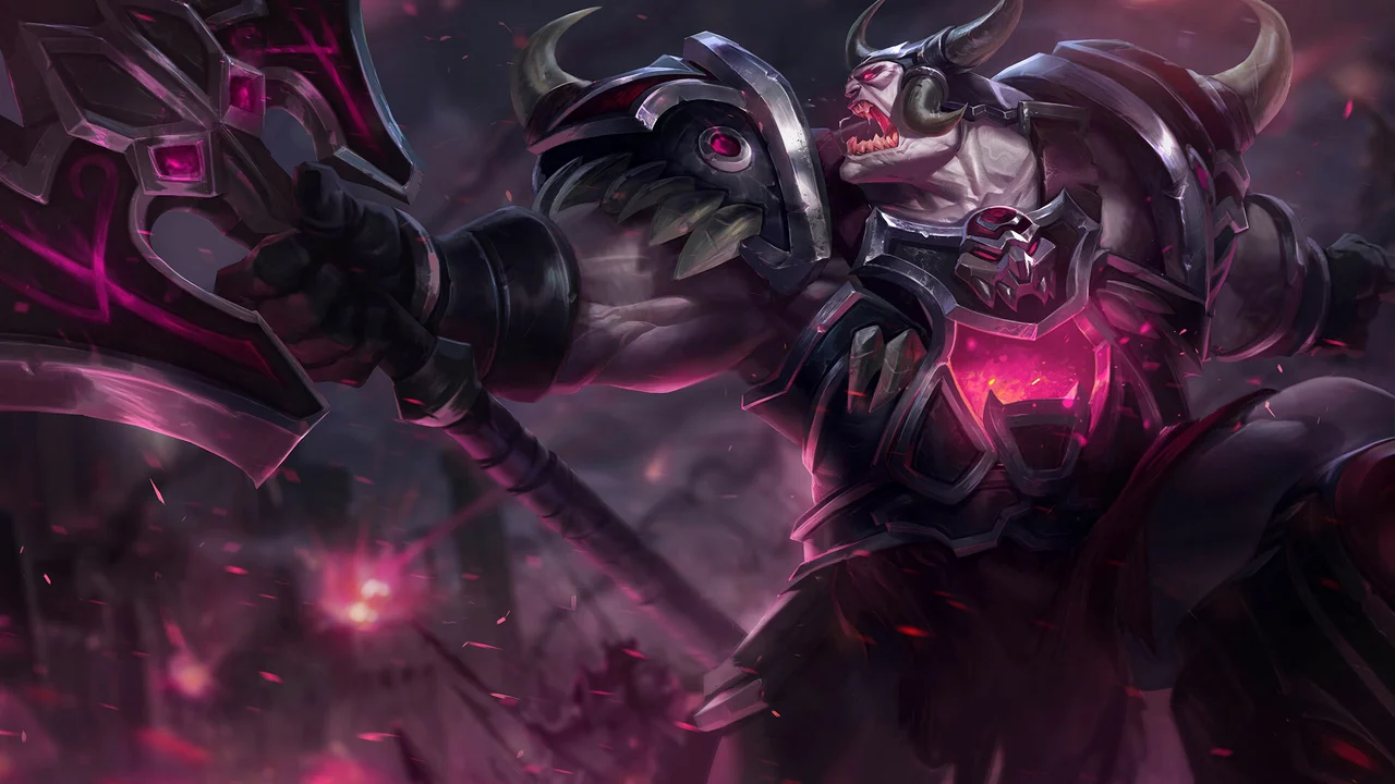 Take the battle to your enemies in the new Warmonger Sion skin! League of Legends Wild Rift Riot Games