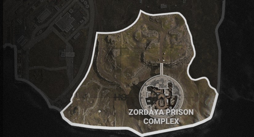 Warzone Prison Hut Map