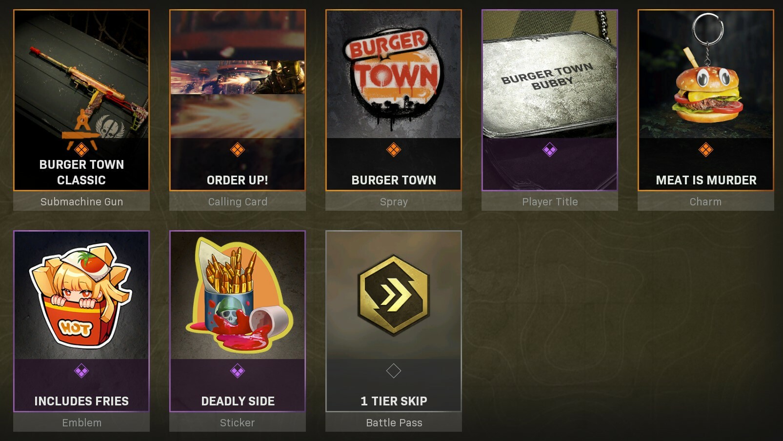 Warzone Bundles Burger Town