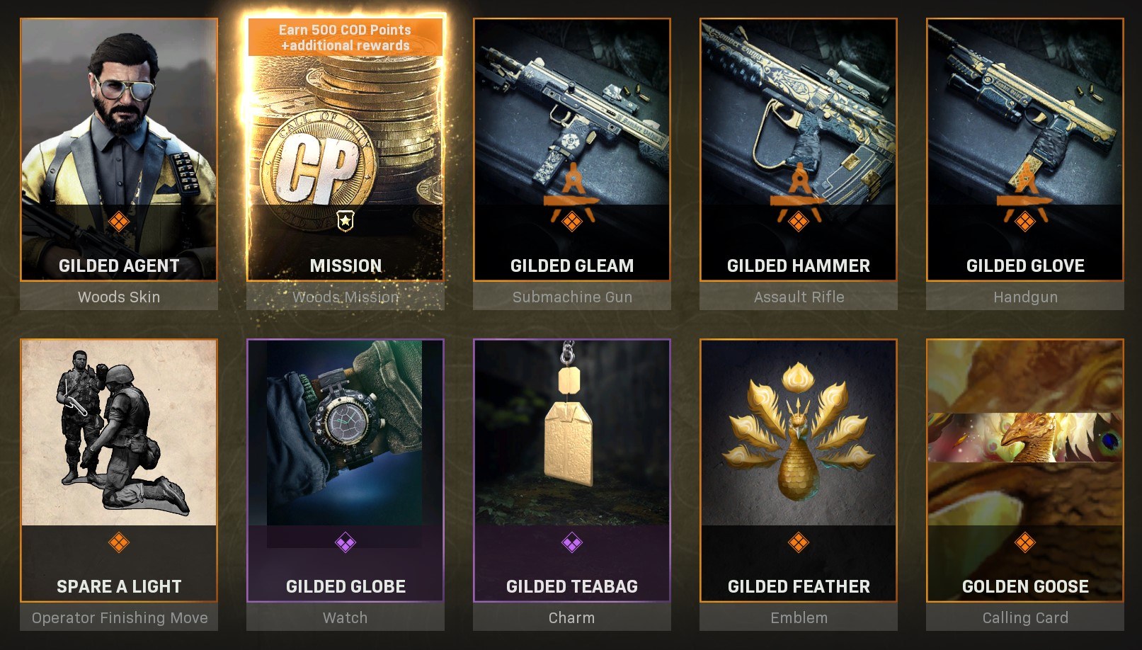 Warzone Bundles Gilded Agent